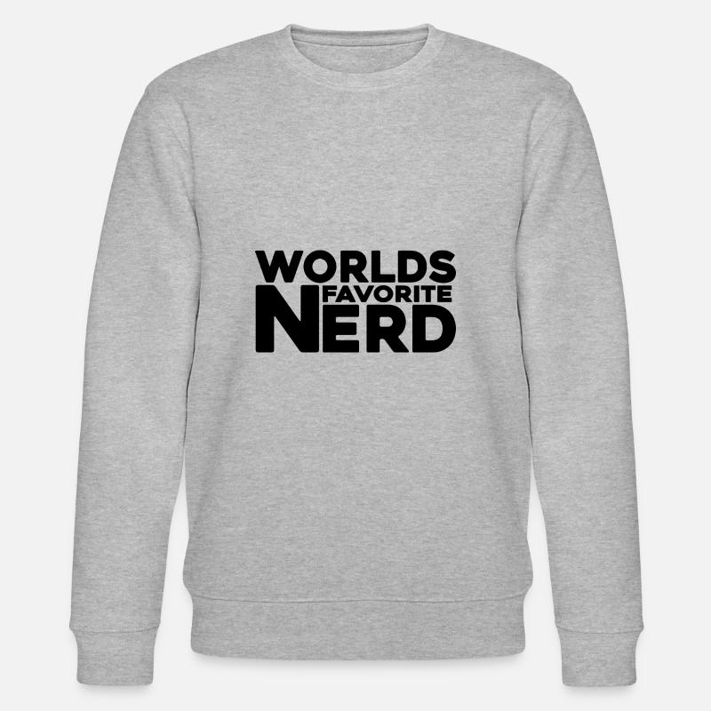 nerd coder iq server - Stanley/Stella Unisex Bio-Sweatshirt CHANGER  - Grau meliert