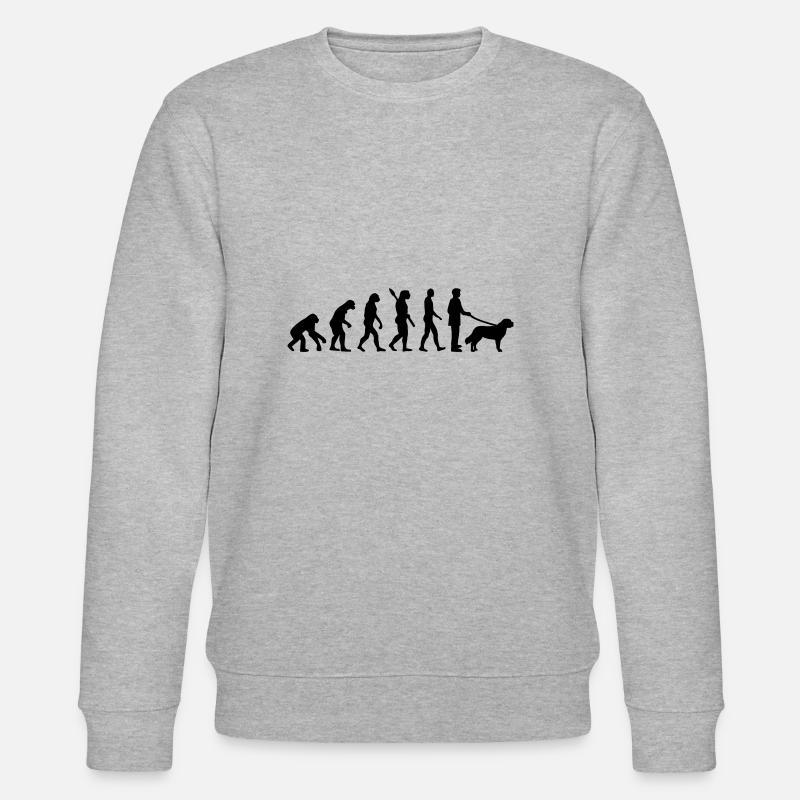 Bernhardiner - Stanley/Stella Unisex Bio-Sweatshirt CHANGER  - Grau meliert