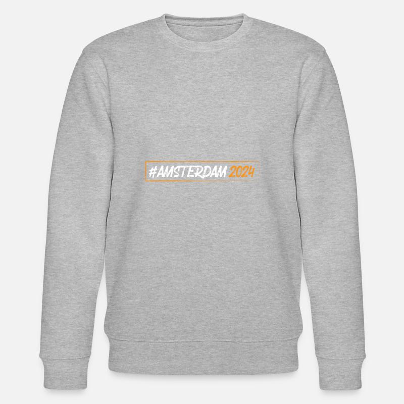Amsterdam 2024 - Stanley/Stella Unisex Bio-Sweatshirt CHANGER  - Grau meliert