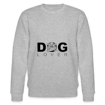 Dog Lover - Stanley/Stella Unisex Bio-Sweatshirt CHANGER  - Grau meliert - Vorne - Nik (191cm) & Marisol (170cm)