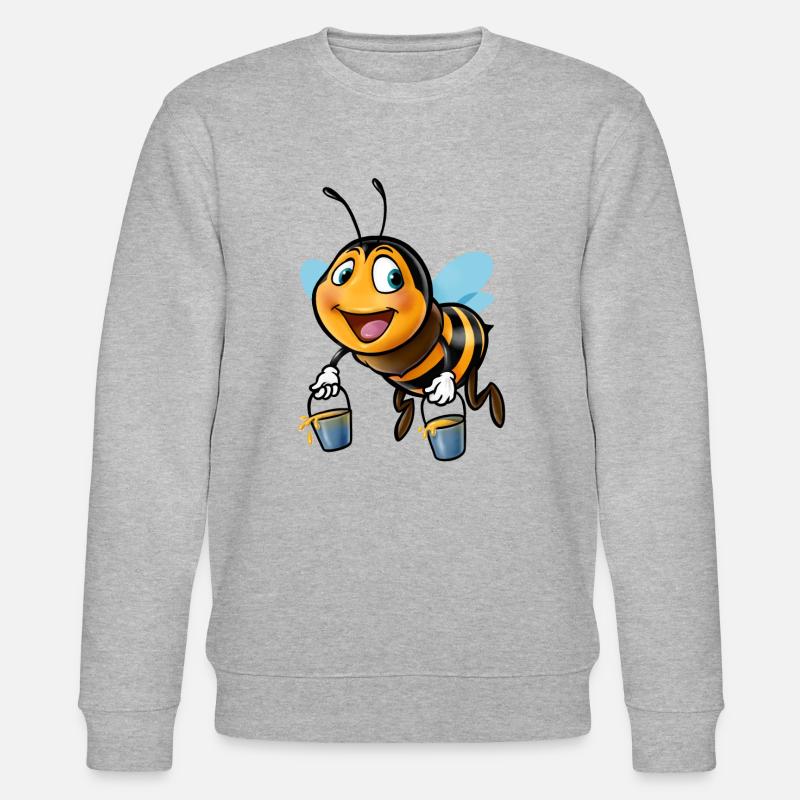 BEE-COOL-2 - Stanley/Stella Unisex Bio-Sweatshirt CHANGER  - Grau meliert