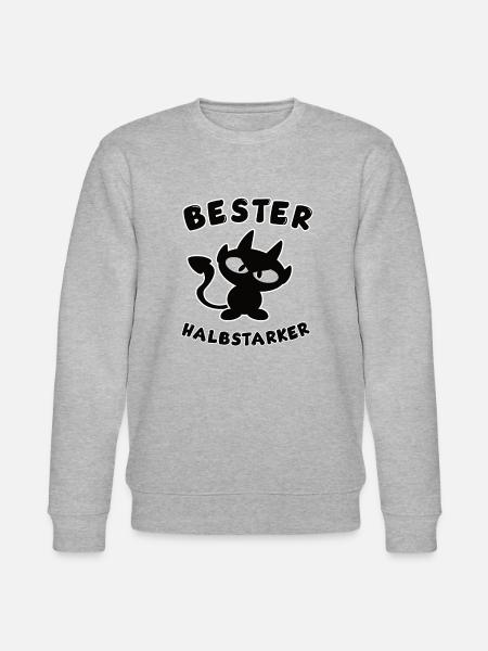 cool best half-strong design - Stanley/Stella CHANGER Unisex Organic Sweatshirt - heather grey