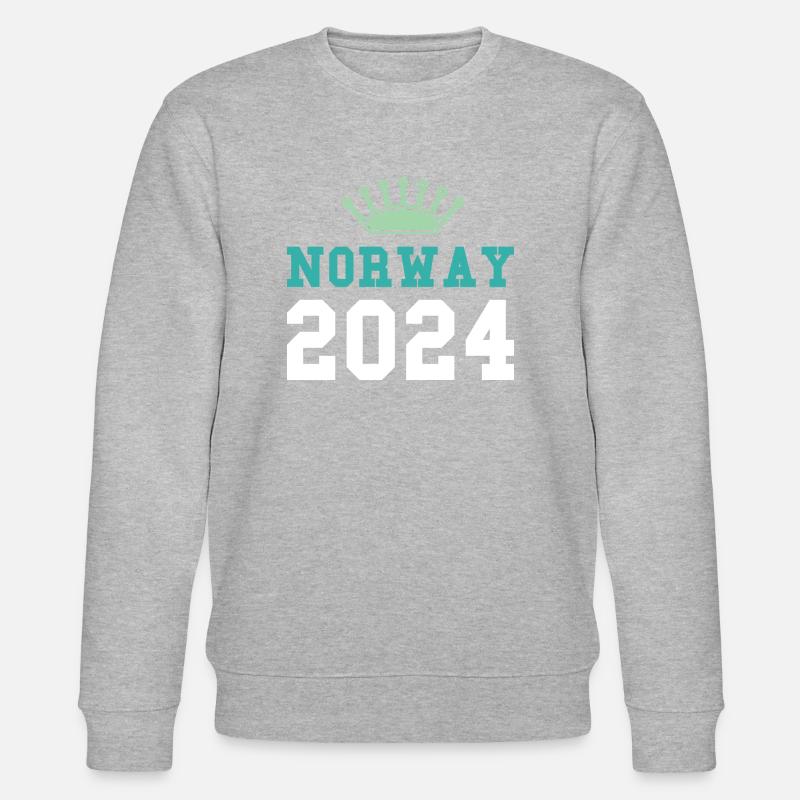 Norway 2024 Krona - Stanley/Stella CHANGER Unisex Organic Sweatshirt - heather grey