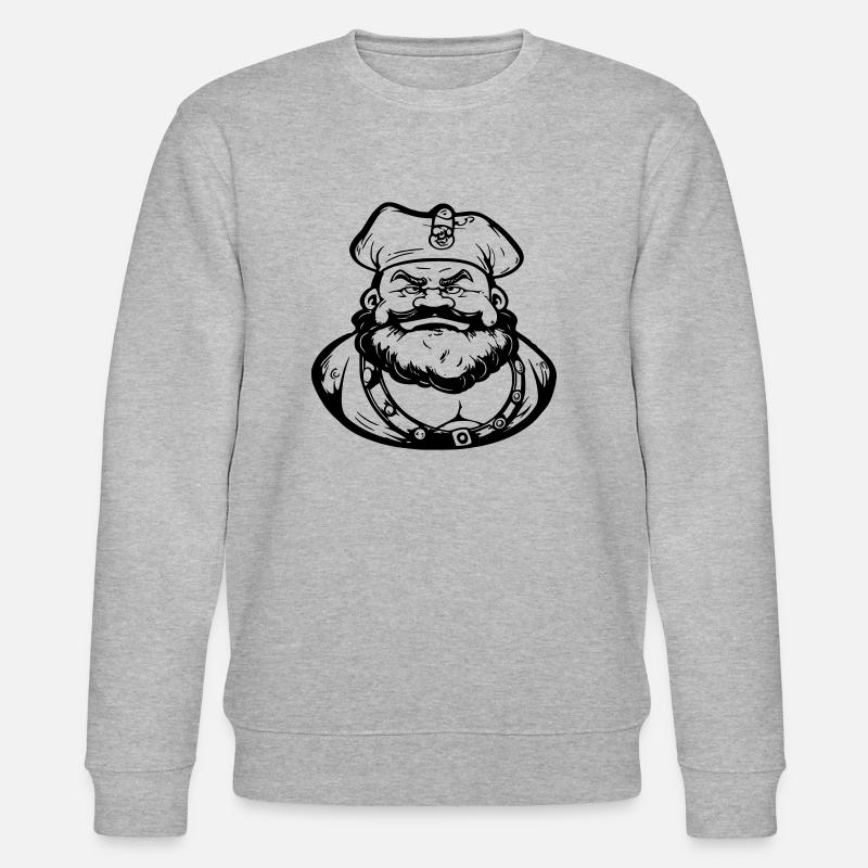 Pirat - Stanley/Stella Unisex Bio-Sweatshirt CHANGER  - Grau meliert