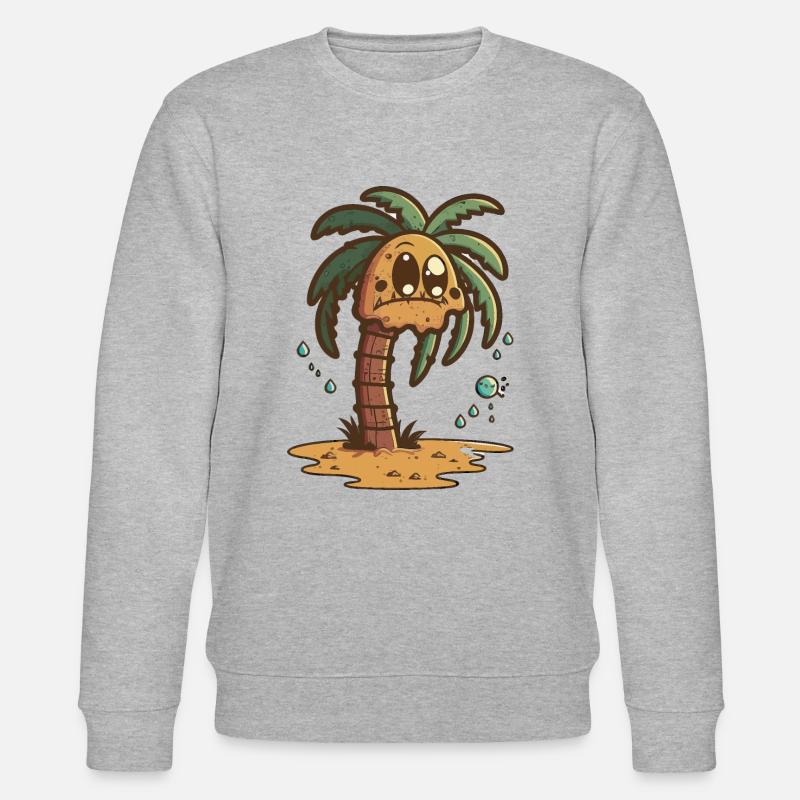 Le rêveur de l’île - Sweat bio CHANGER Stanley/Stella Unisexe - gris chiné