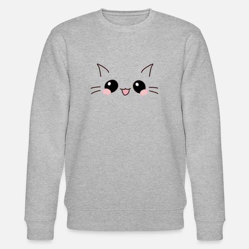 KittyCat - Stanley/Stella Unisex Bio-Sweatshirt CHANGER  - Grau meliert