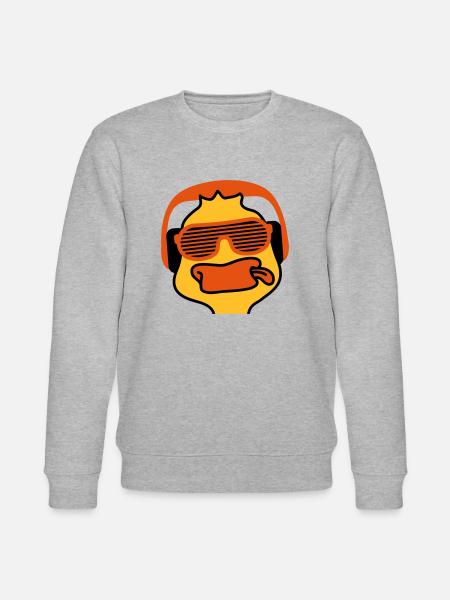 Party Duck - Sweat bio CHANGER Stanley/Stella Unisexe - gris chiné