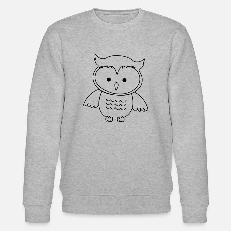 Hibou - Sweat bio CHANGER Stanley/Stella Unisexe - gris chiné