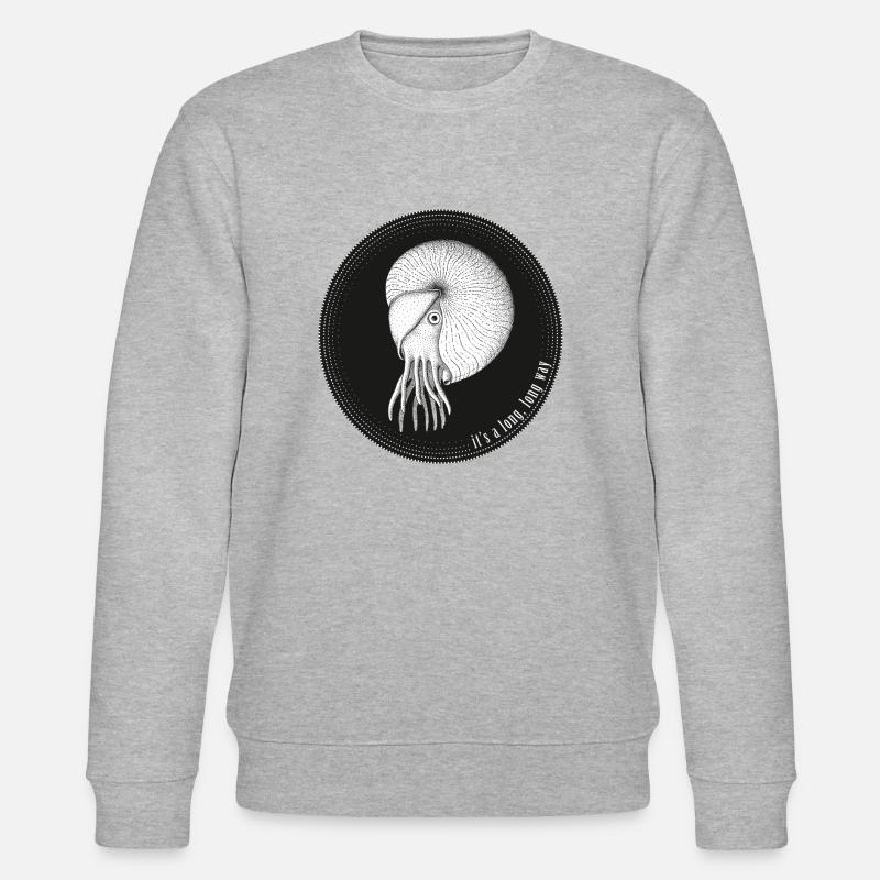 Céphalopodes, en déplacement - Sweat bio CHANGER Stanley/Stella Unisexe - gris chiné