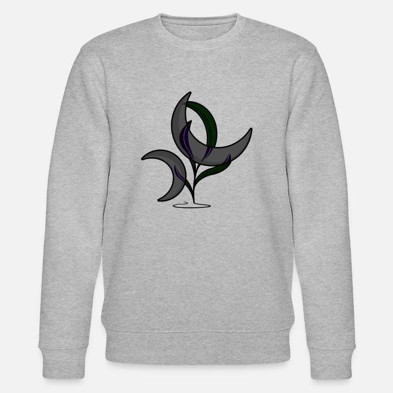 Mondblume - Stanley/Stella Unisex Bio-Sweatshirt CHANGER  - Grau meliert