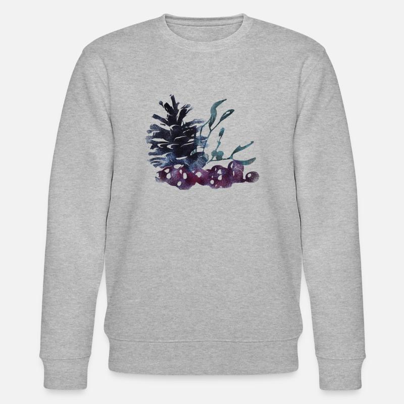 Winterpflanzen - Stanley/Stella Unisex Bio-Sweatshirt CHANGER - Grau meliert