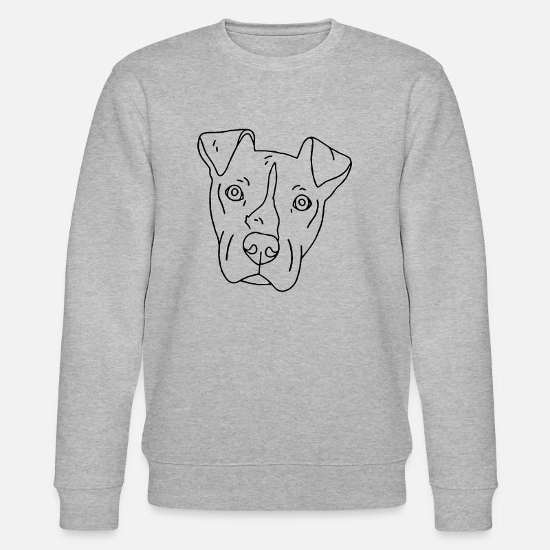 Hund - Stanley/Stella Unisex Bio-Sweatshirt CHANGER  - Grau meliert