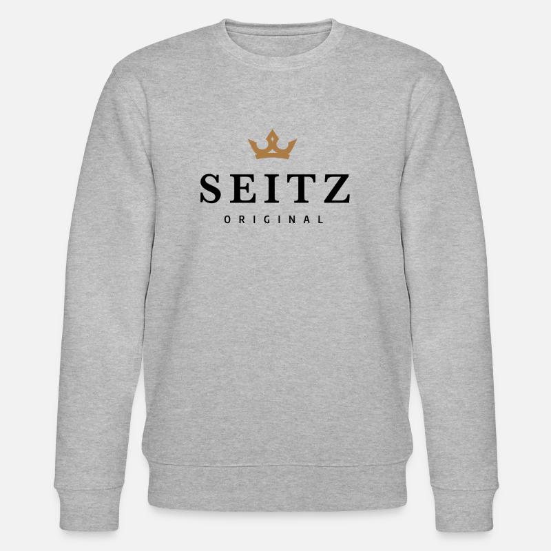Seitz - Sweat bio CHANGER Stanley/Stella Unisexe - gris chiné