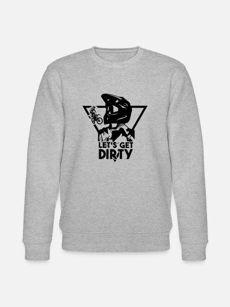 Dirt bike - Stanley/Stella CHANGER Unisex Organic Sweatshirt - heather grey