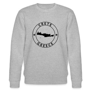 Crete - Stanley/Stella CHANGER Unisex Organic Sweatshirt - heather grey - Front - Nik (191cm) & Marisol (170cm)
