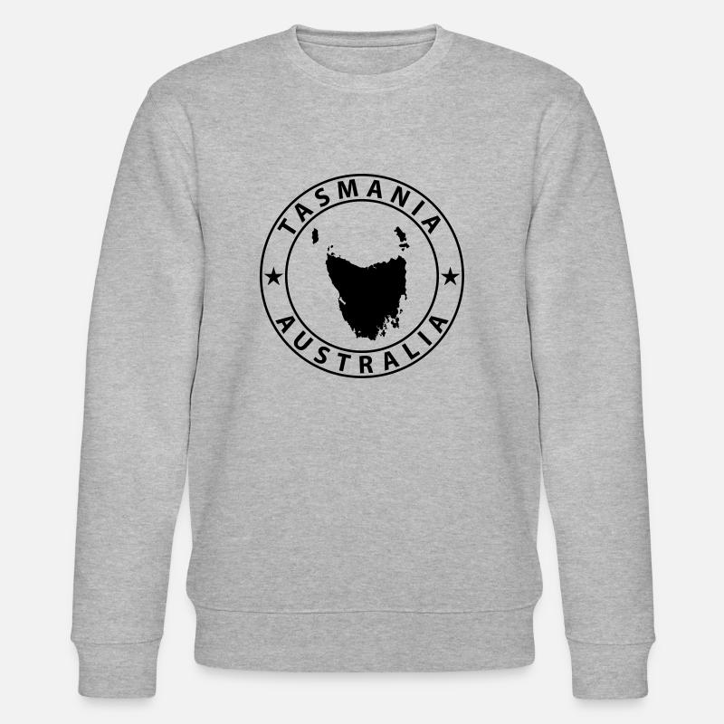 Tasmanien - Stanley/Stella Unisex Bio-Sweatshirt CHANGER  - Grau meliert