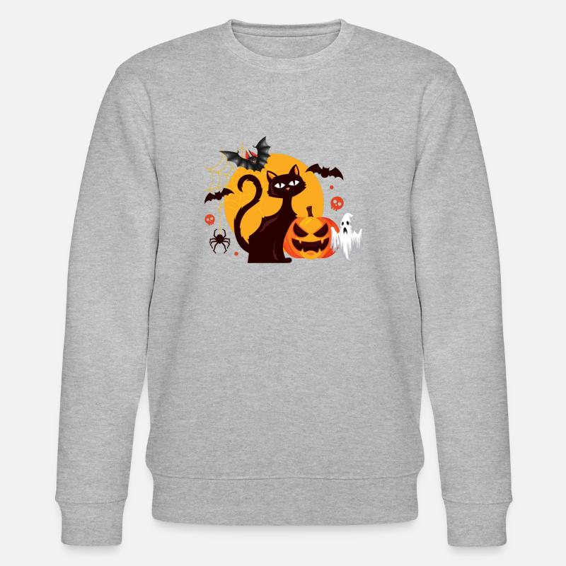 Halloween - Sweat bio CHANGER Stanley/Stella Unisexe - gris chiné