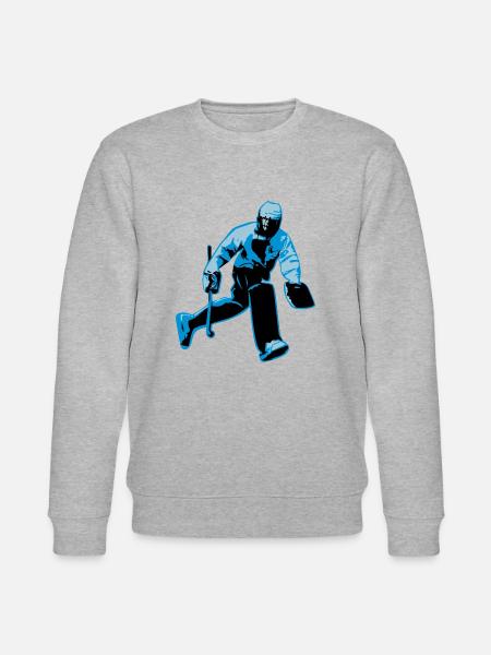 Feldhockey-Torwart - Stanley/Stella Unisex Bio-Sweatshirt CHANGER - Grau meliert