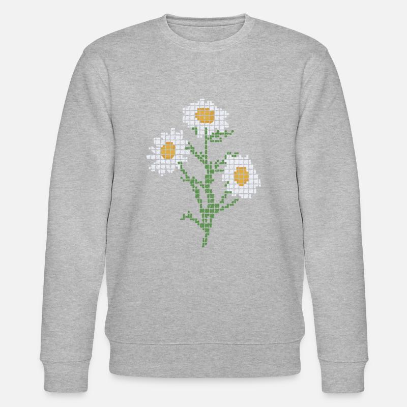 Daisy - Stanley/Stella Unisex Bio-Sweatshirt CHANGER  - Grau meliert