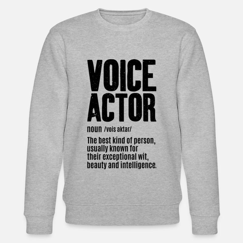 Synchronsprecher-definition - Stanley/Stella Unisex Bio-Sweatshirt CHANGER  - Grau meliert