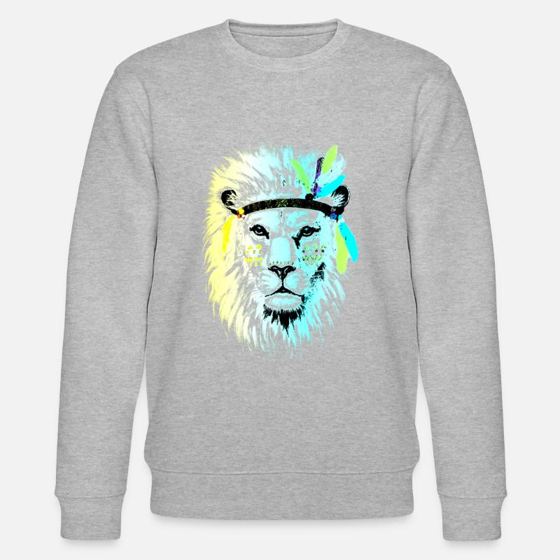 Indischer Löwe - Stanley/Stella Unisex Bio-Sweatshirt CHANGER  - undefined