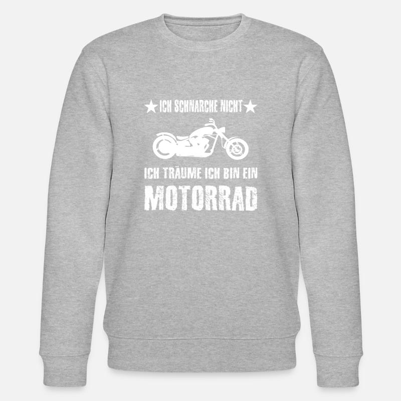 Motorrad - Stanley/Stella Unisex Bio-Sweatshirt CHANGER  - Grau meliert
