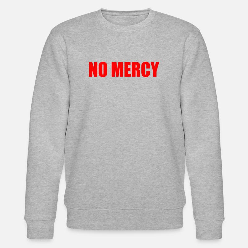 No mercy - Stanley/Stella Unisex Bio-Sweatshirt CHANGER  - Grau meliert
