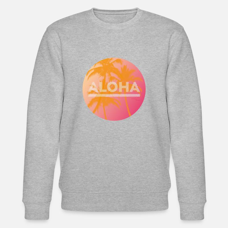 Aloha Sunset - Stanley/Stella Unisex Bio-Sweatshirt CHANGER  - Grau meliert