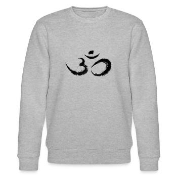 karma - Stanley/Stella CHANGER Unisex Organic Sweatshirt - heather grey - Front - Nik (191cm) & Marisol (170cm)