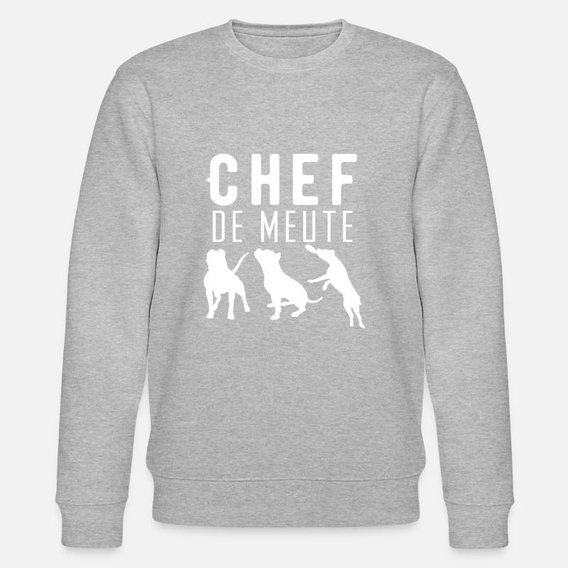 Chef de meute - Sweat bio CHANGER Stanley/Stella Unisexe - gris chiné