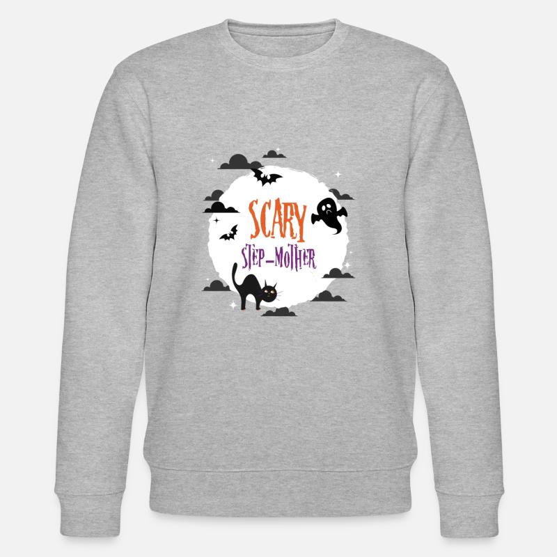 Gruselige Stiefmutter - Stanley/Stella Unisex Bio-Sweatshirt CHANGER  - Grau meliert