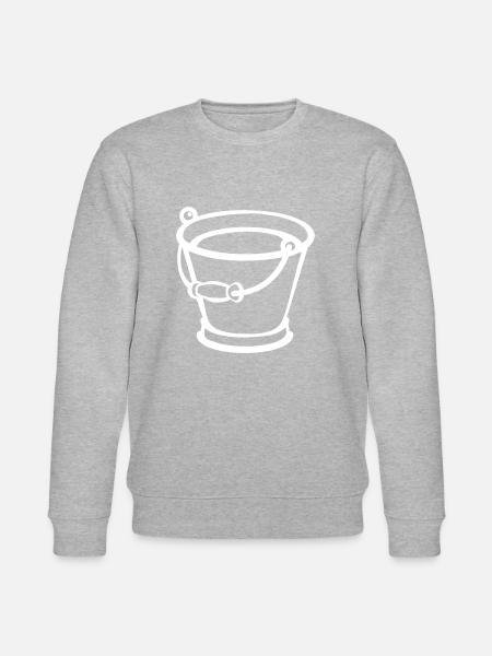 Filled bucket - Stanley/Stella CHANGER Unisex Organic Sweatshirt - heather grey