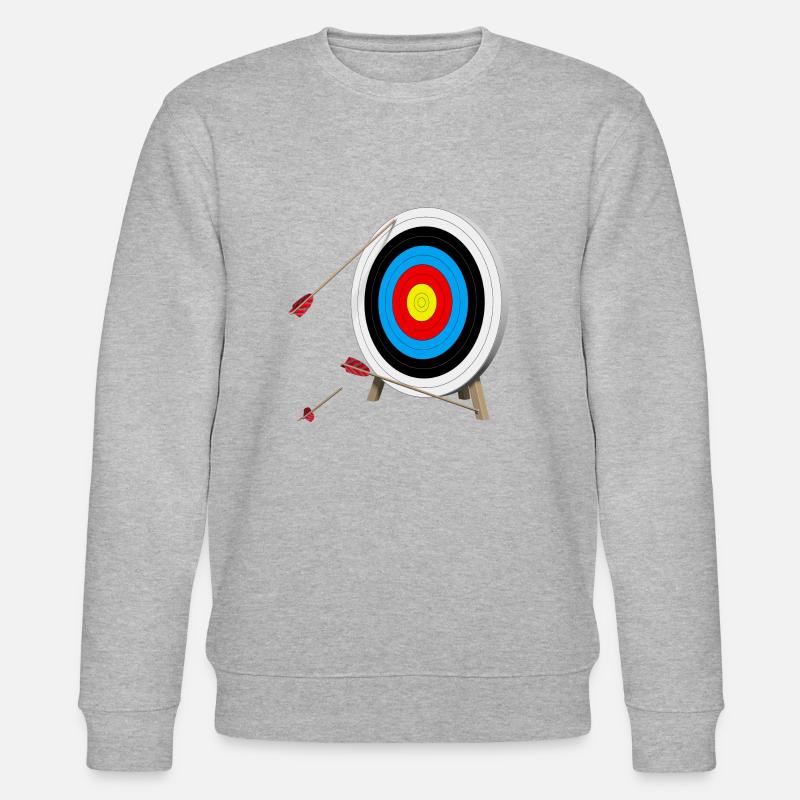 Zielscheibe daneben - Stanley/Stella Unisex Bio-Sweatshirt CHANGER  - Grau meliert