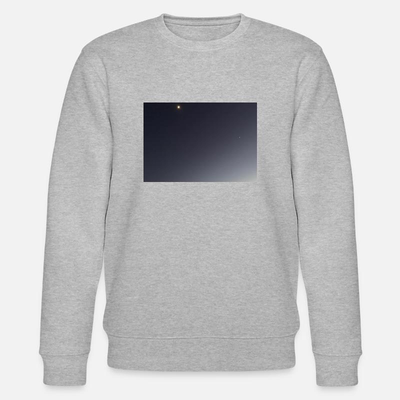 Die Nacht - Stanley/Stella Unisex Bio-Sweatshirt CHANGER - Grau meliert