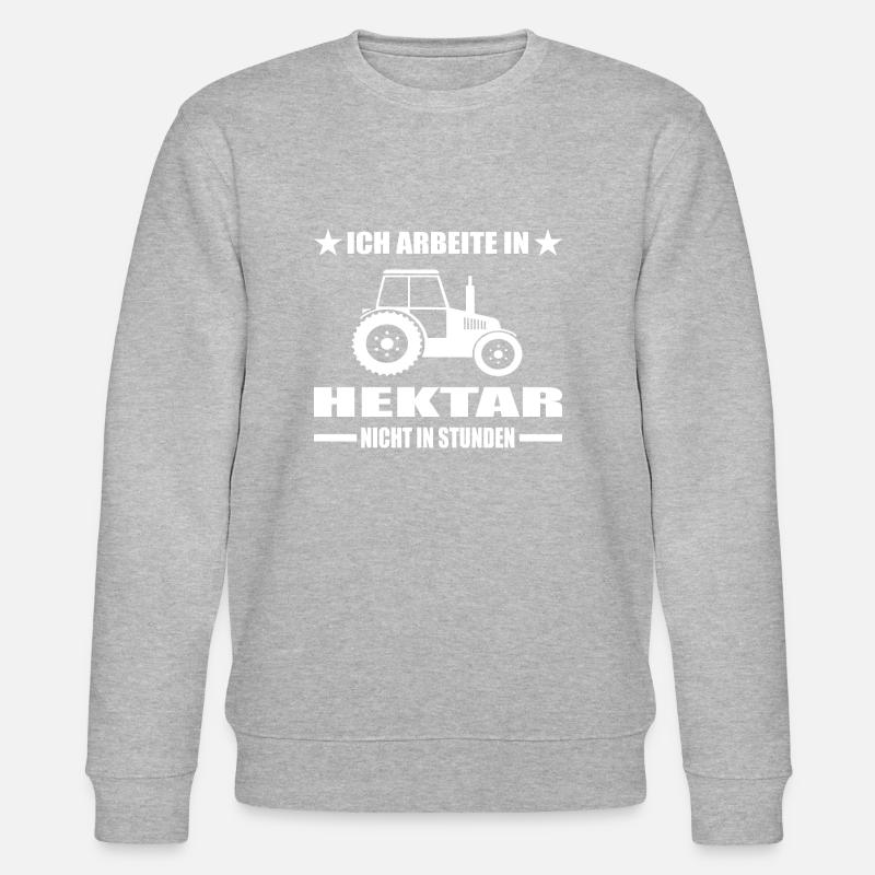Traktor - Stanley/Stella Unisex Bio-Sweatshirt CHANGER  - Grau meliert