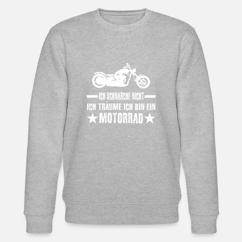 Motorrad - Stanley/Stella Unisex Bio-Sweatshirt CHANGER  - Grau meliert