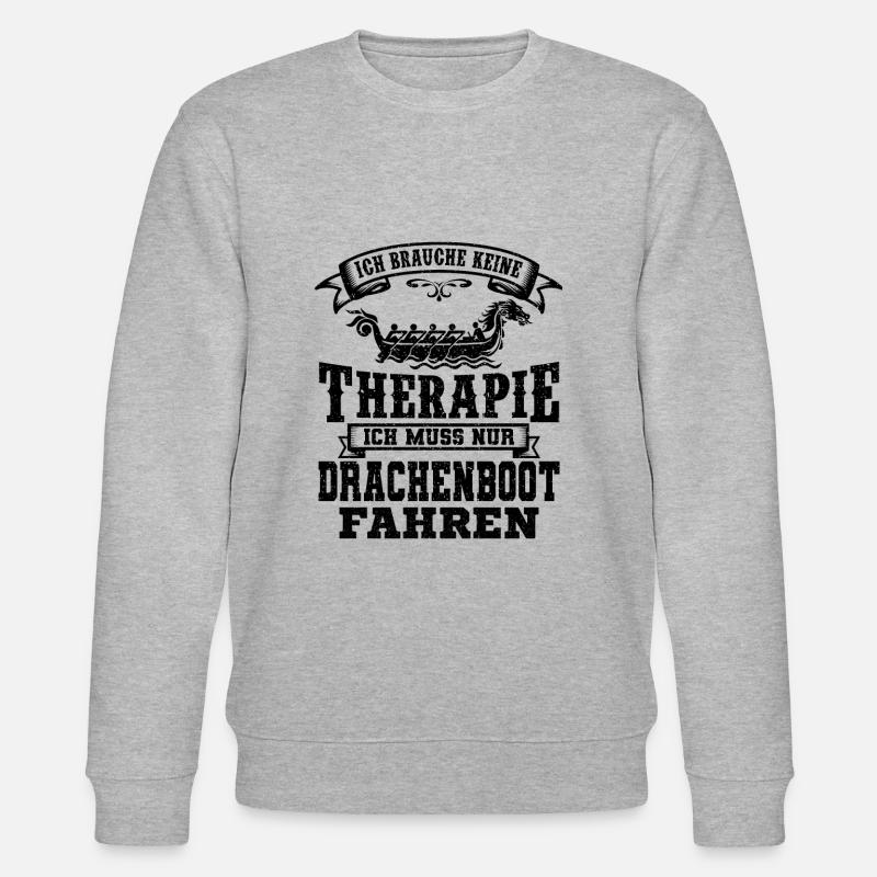 Drachenboot - Stanley/Stella Unisex Bio-Sweatshirt CHANGER  - Grau meliert