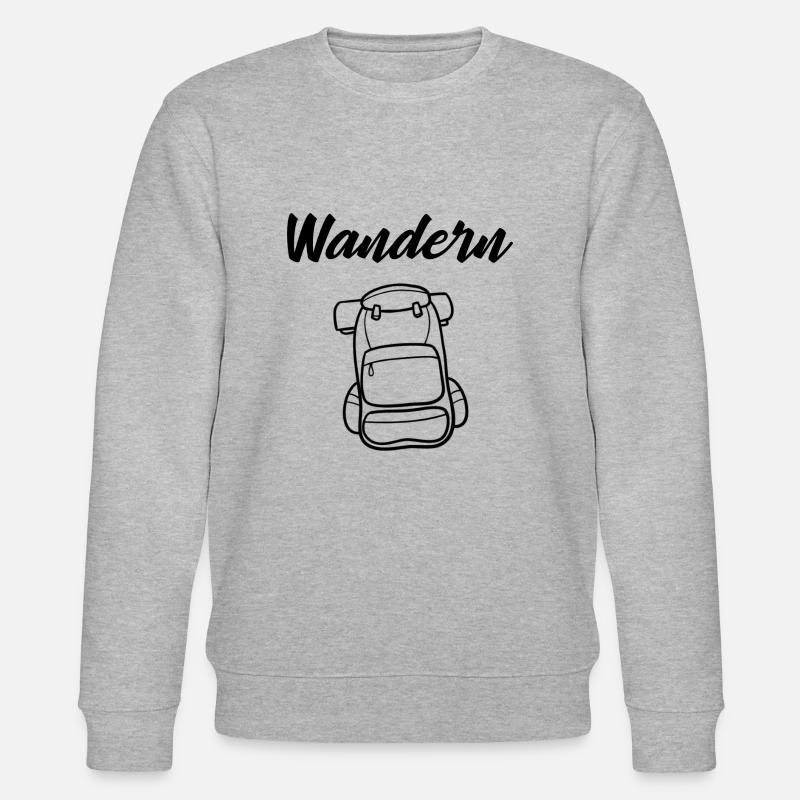Wandern Backpack - Stanley/Stella Unisex Bio-Sweatshirt CHANGER - Grau meliert