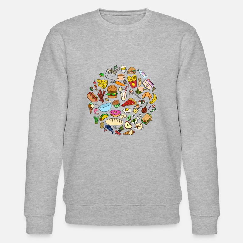 food circle - Stanley/Stella Unisex Bio-Sweatshirt CHANGER  - Grau meliert