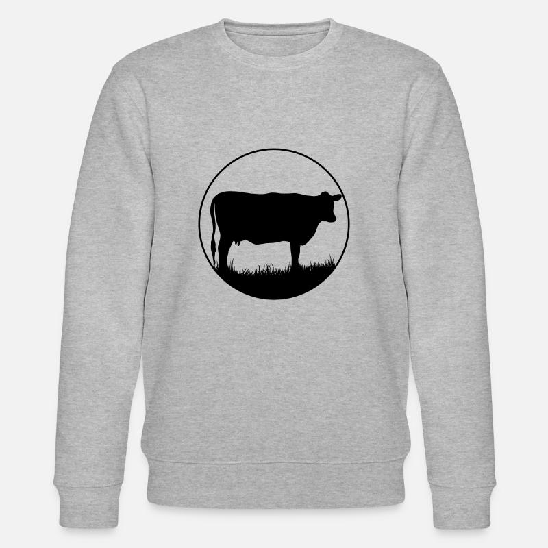 vache - Sweat bio CHANGER Stanley/Stella Unisexe - gris chiné