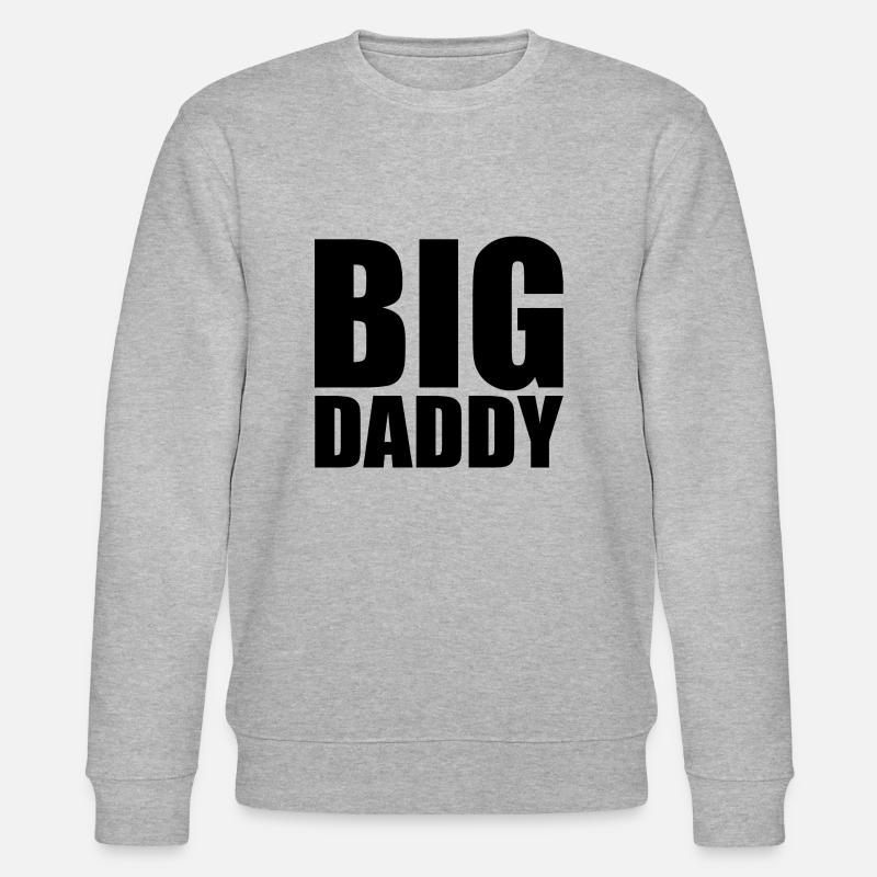 BIG DADDY - Stanley/Stella Unisex Bio-Sweatshirt CHANGER  - Grau meliert