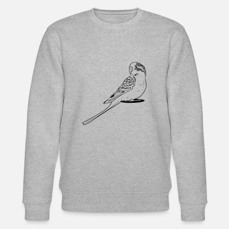Wellensittich - Stanley/Stella Unisex Bio-Sweatshirt CHANGER  - Grau meliert