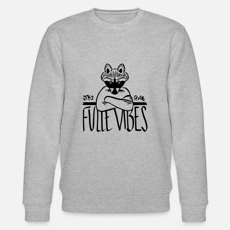 Waschbärbande - Stanley/Stella Unisex Bio-Sweatshirt CHANGER  - Grau meliert