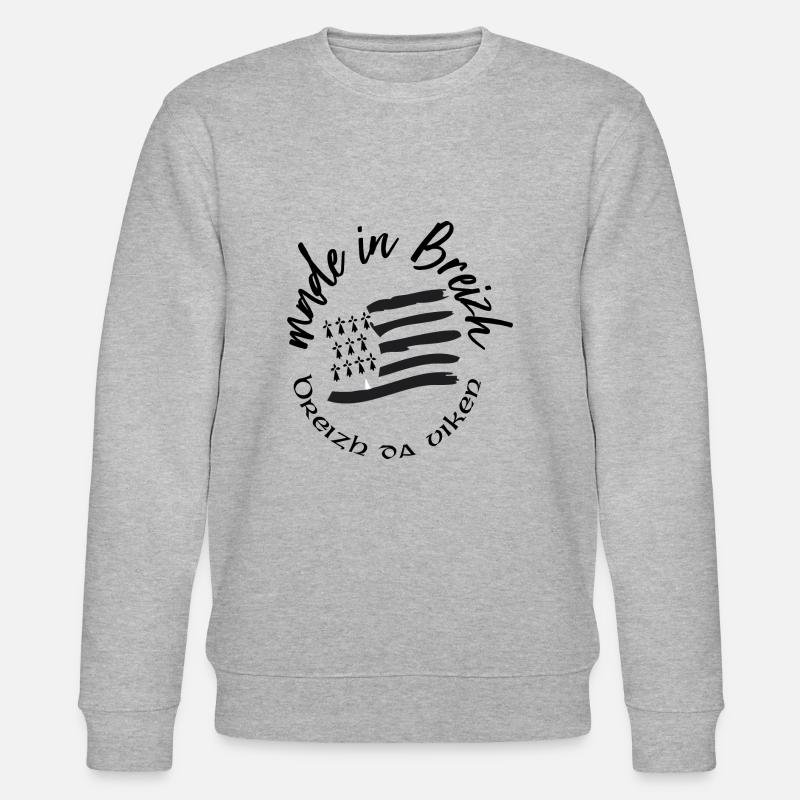 made in breizh - Sweat bio CHANGER Stanley/Stella Unisexe - gris chiné