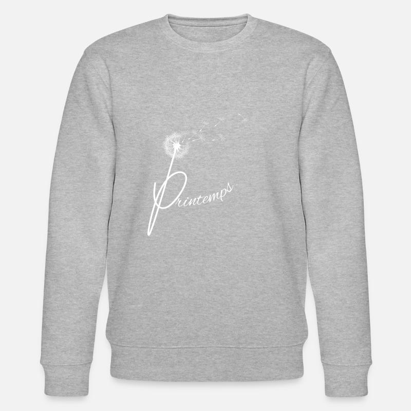 Frühling - Löwenzahn - Stanley/Stella Unisex Bio-Sweatshirt CHANGER  - Grau meliert