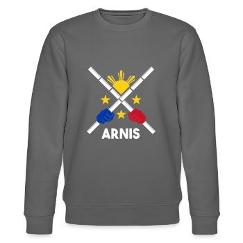 Philippinen Filipino Flagge Stolz I Geschenk - Stanley/Stella Unisex Bio-Sweatshirt CHANGER  - Burgunderrot - Vorne - Nik (191cm) & Marisol (170cm)