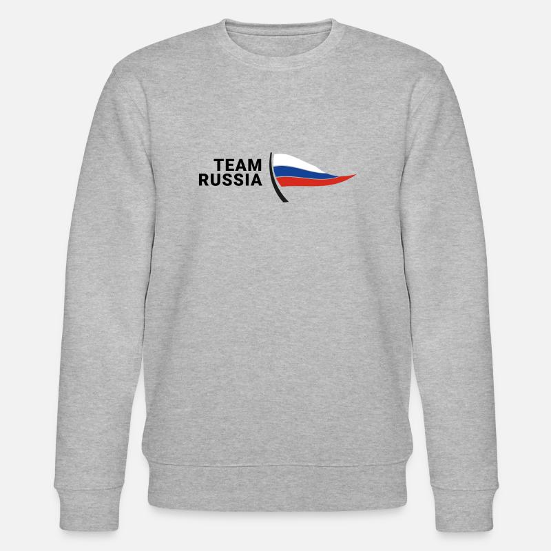 Team Russia - Stanley/Stella Unisex Bio-Sweatshirt CHANGER  - Grau meliert