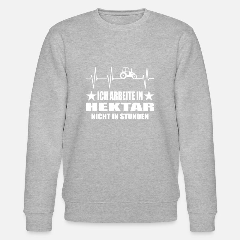 Traktor - Stanley/Stella Unisex Bio-Sweatshirt CHANGER  - Grau meliert