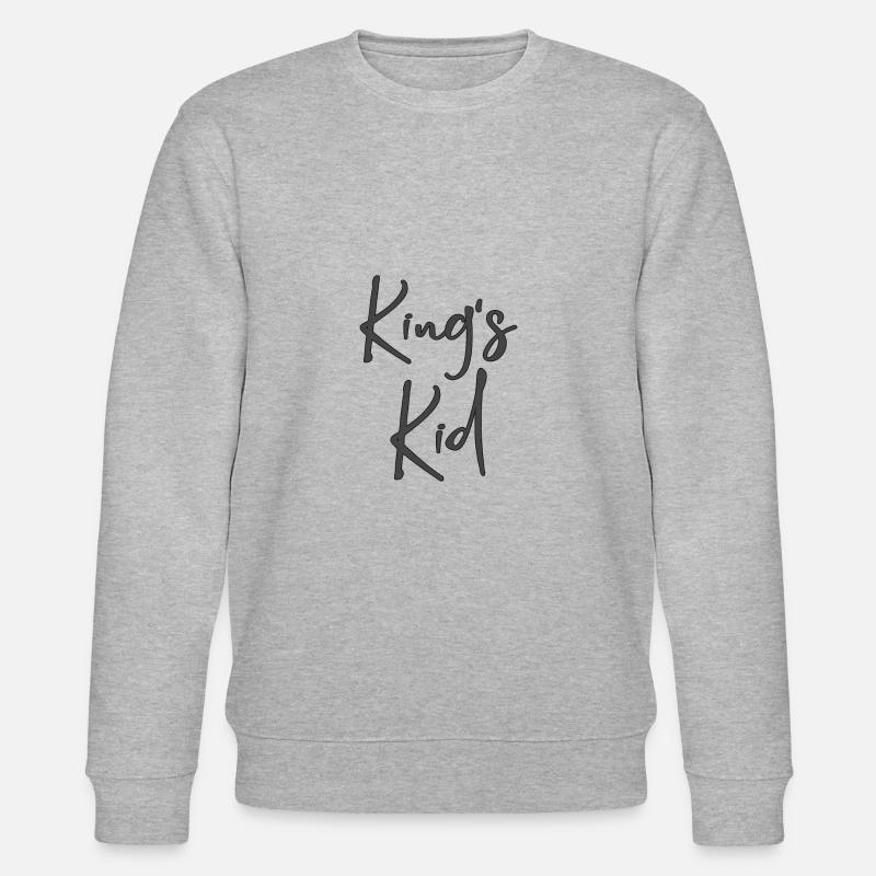 Christian Design King’s Kid - Sweat bio CHANGER Stanley/Stella Unisexe - gris chiné