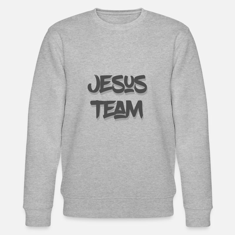 L’équipe Christian Design Jesus - Sweat bio CHANGER Stanley/Stella Unisexe - gris chiné